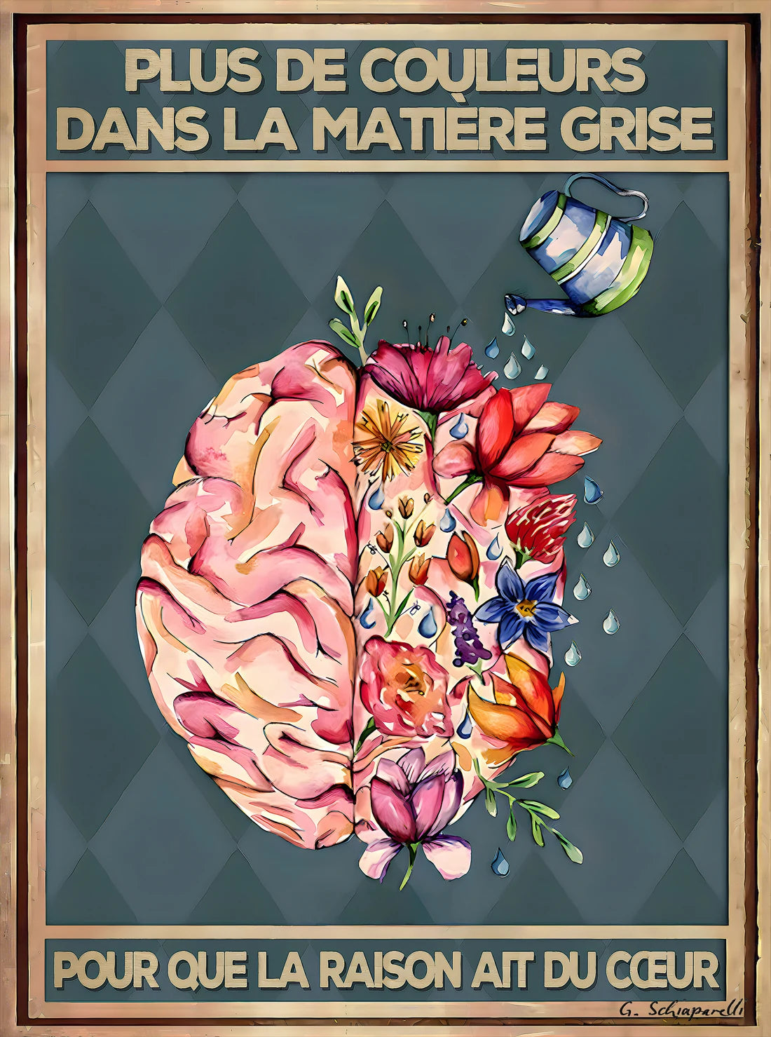Plus de couleurs dans la matière grise, pour que la Raison ait du cœur