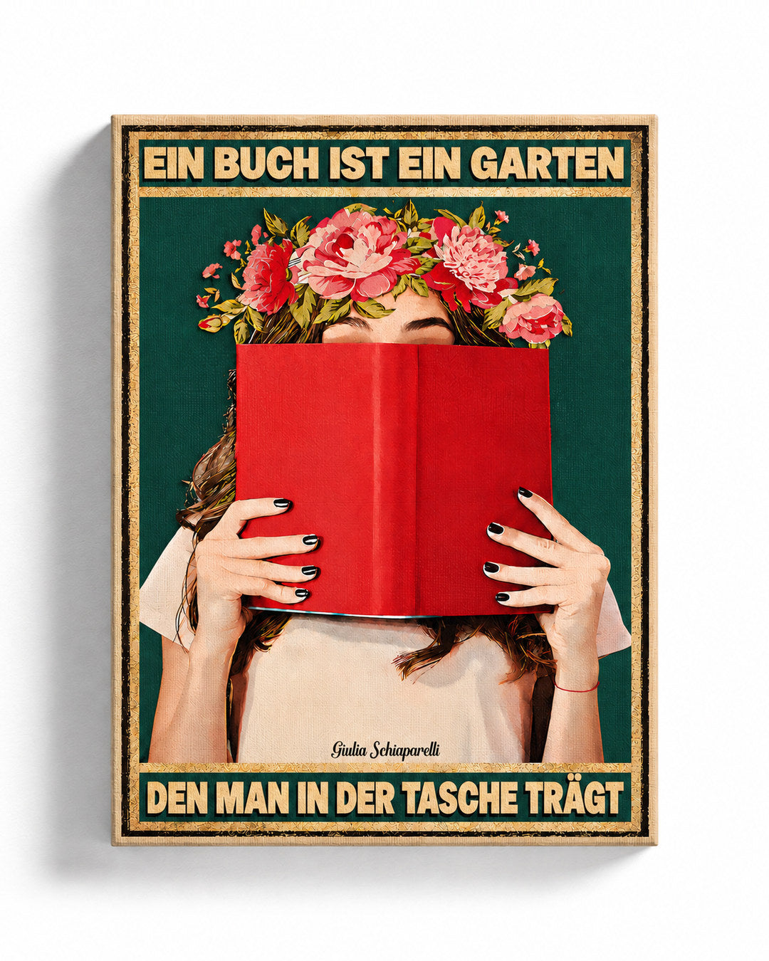 Ein Buch ist ein Garten, den man in der Tasche trägt