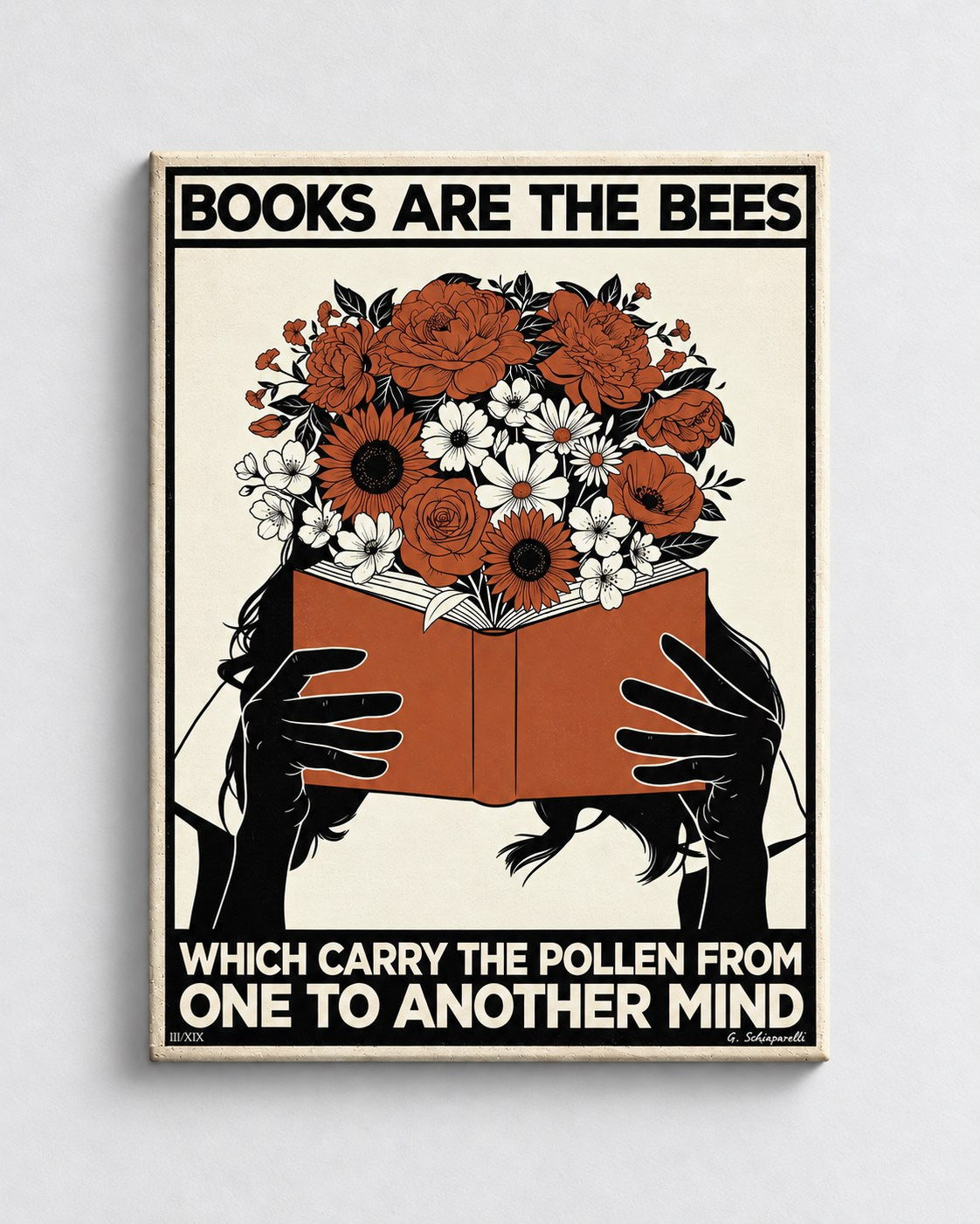 Boeken zijn de bijen die het stuifmeel van de ene geest naar de andere dragen 