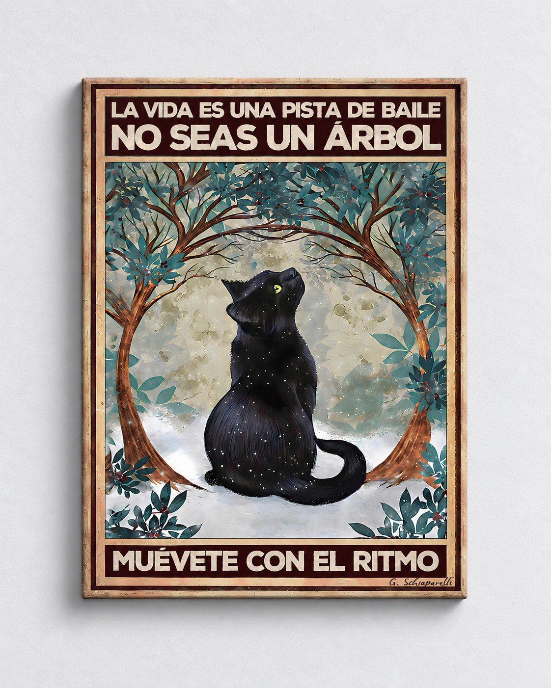 La vida es una pista de baile. No seas un árbol, muévete con el ritmo