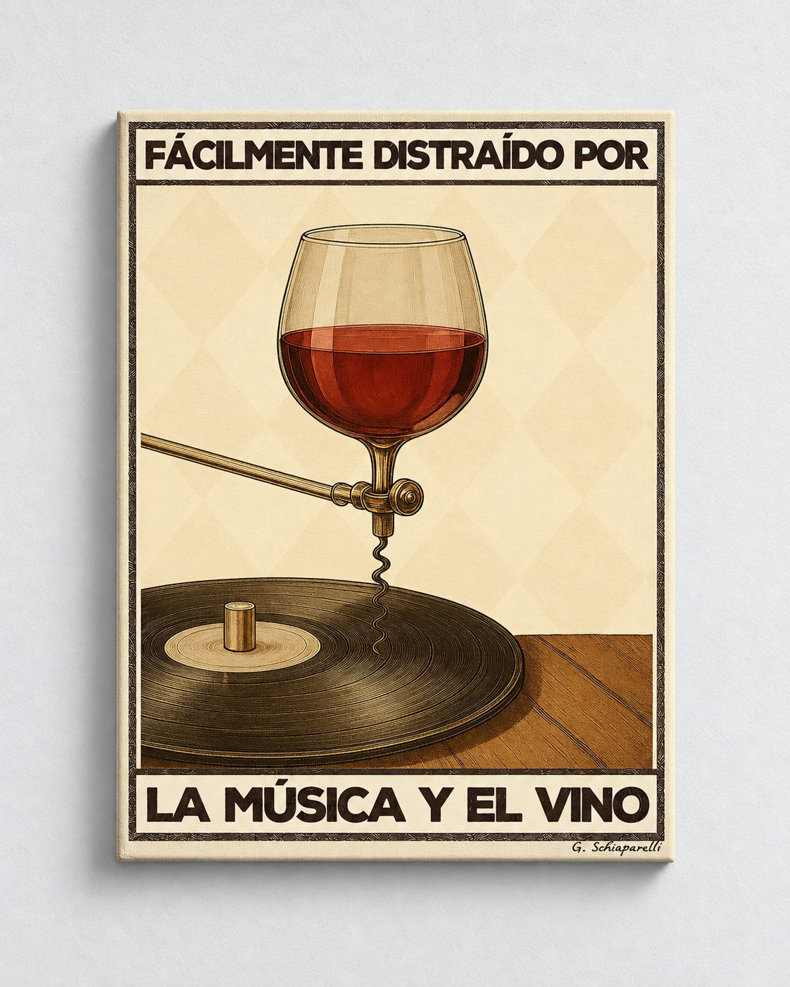 Fácilmente distraído por la música y el vino — Crème & Sable