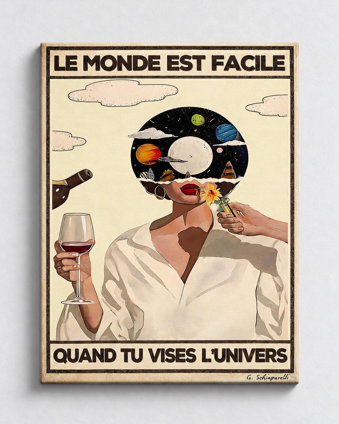 Le monde est facile quand tu vises l'Univers — Crème & Sable