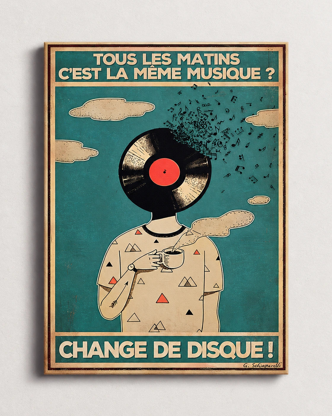 Tous les matins c'est la même musique? Change de disque!