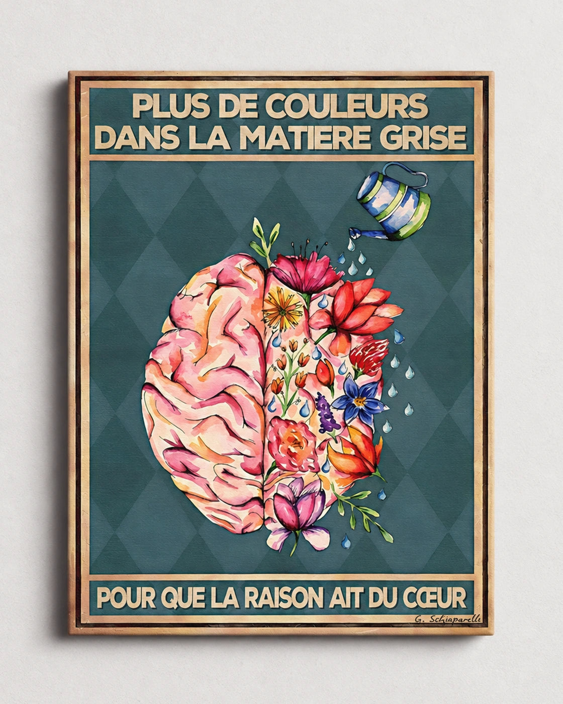 Plus de couleurs dans la matière grise, pour que la Raison ait du cœur