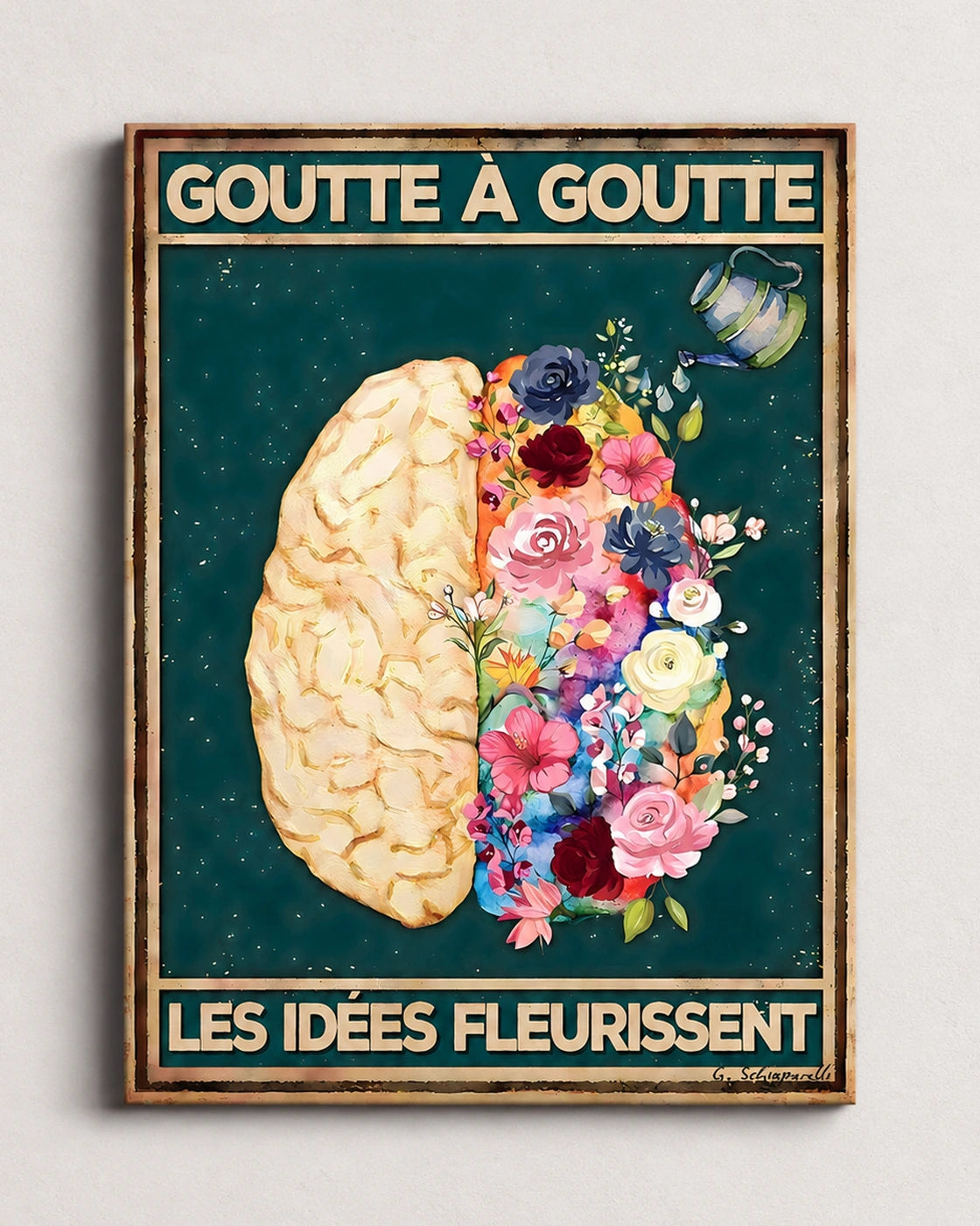 Goutte à goutte les idées fleurissent