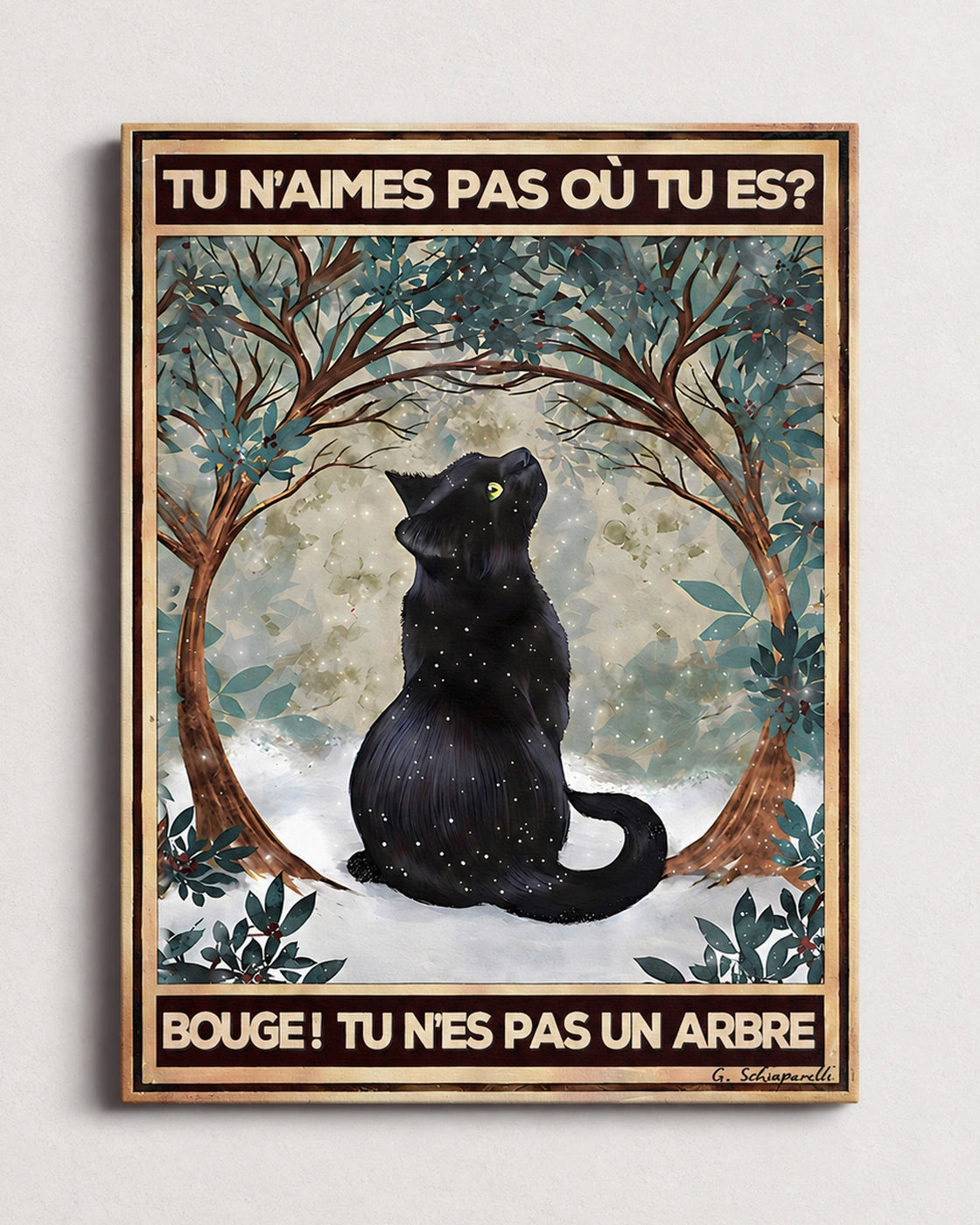 Tu n'aimes pas où tu es? Bouge! Tu n'es pas un arbre