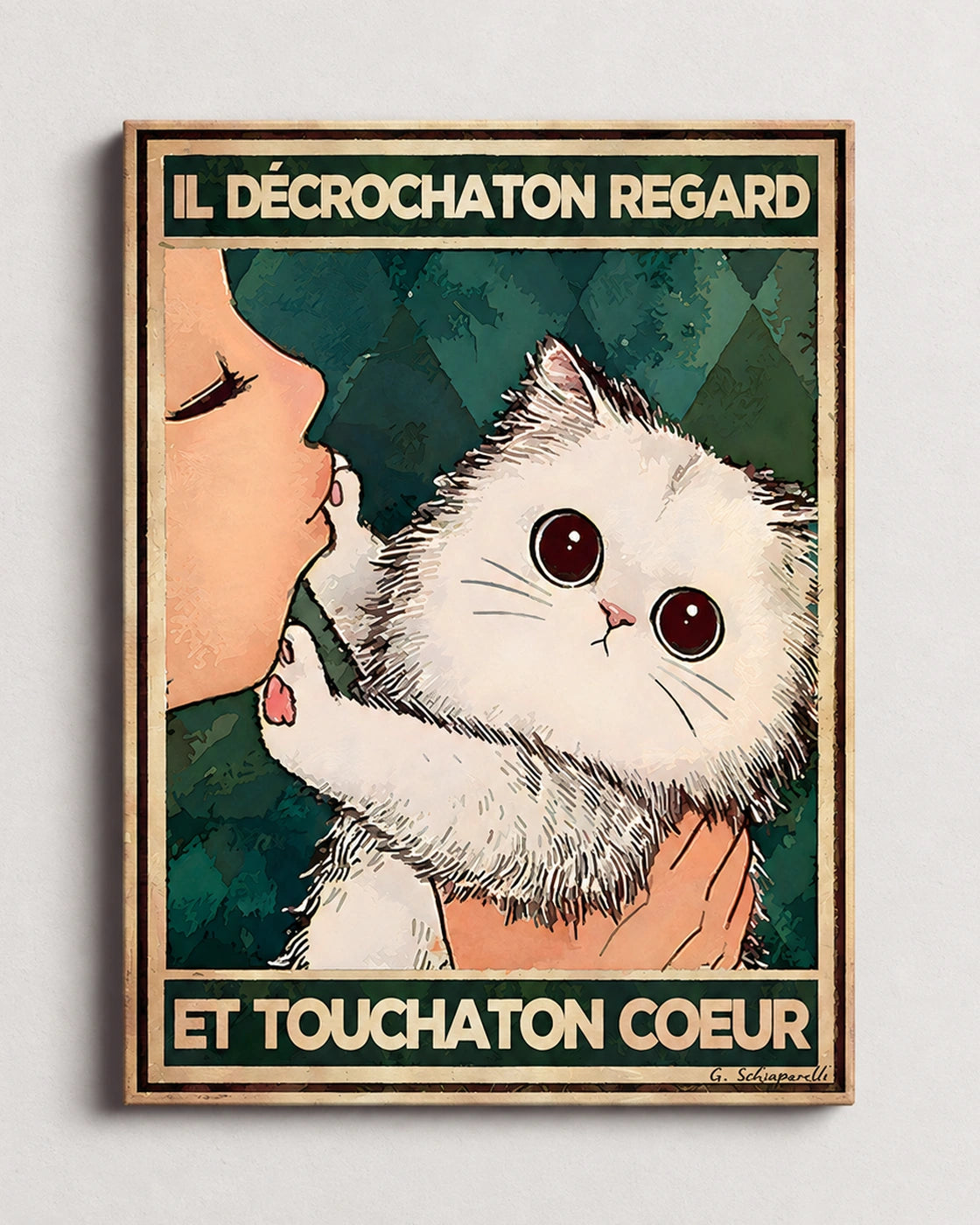 Il décrochaton regard et touchaton coeur