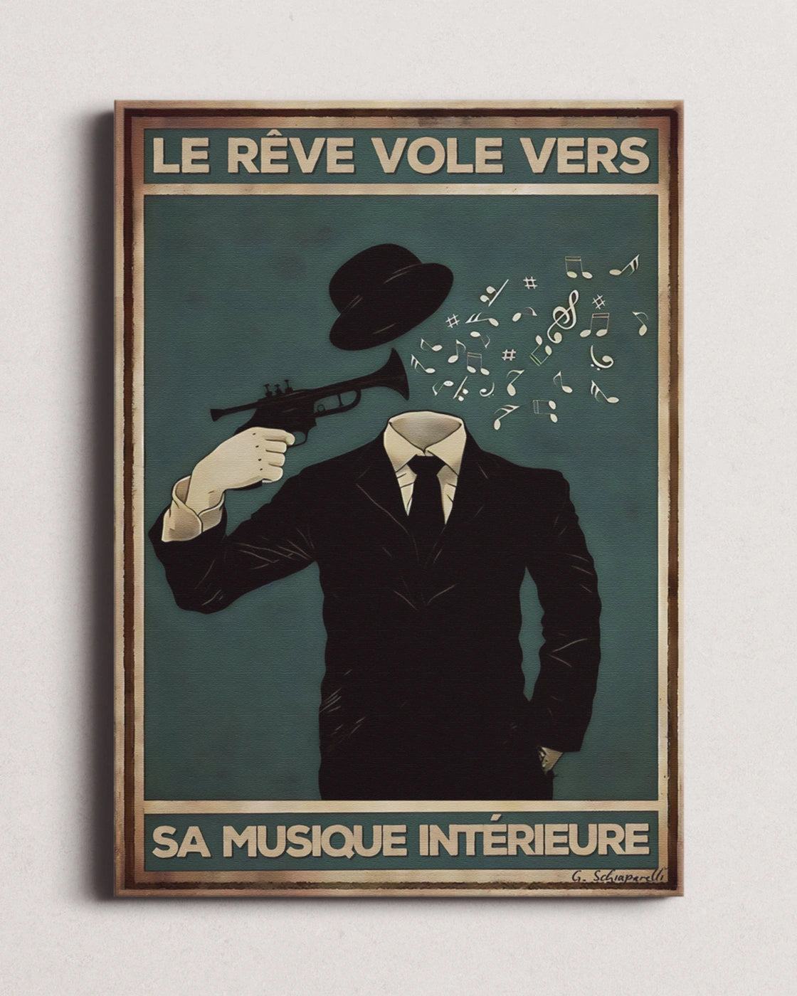Le rêve vole vers sa musique intérieure