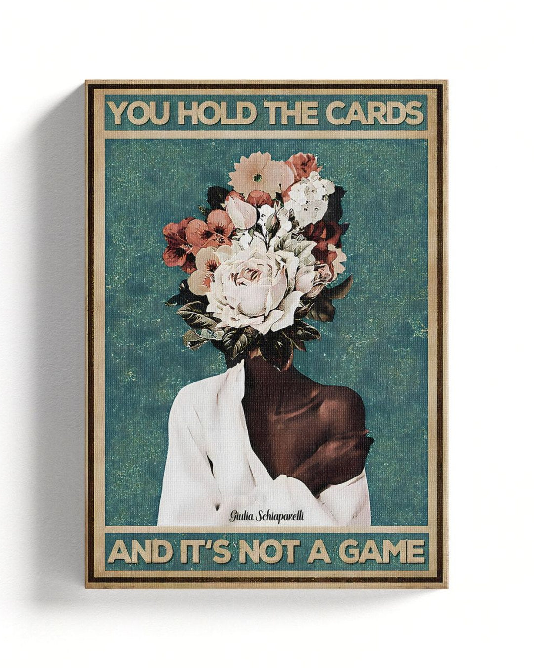 You hold the cards and it's not a game